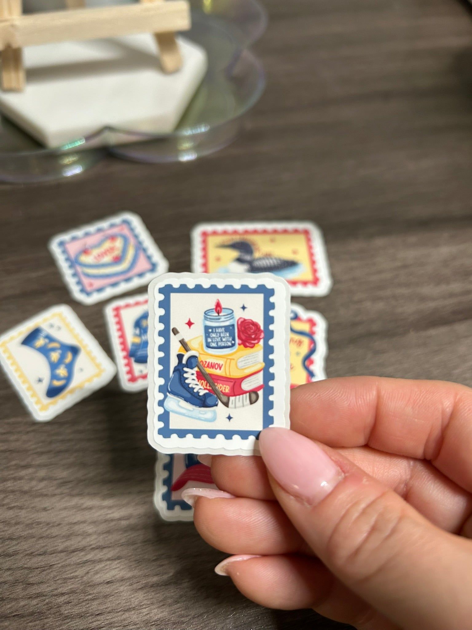 Heated Rivalry Postage Stamp Sticker Pack