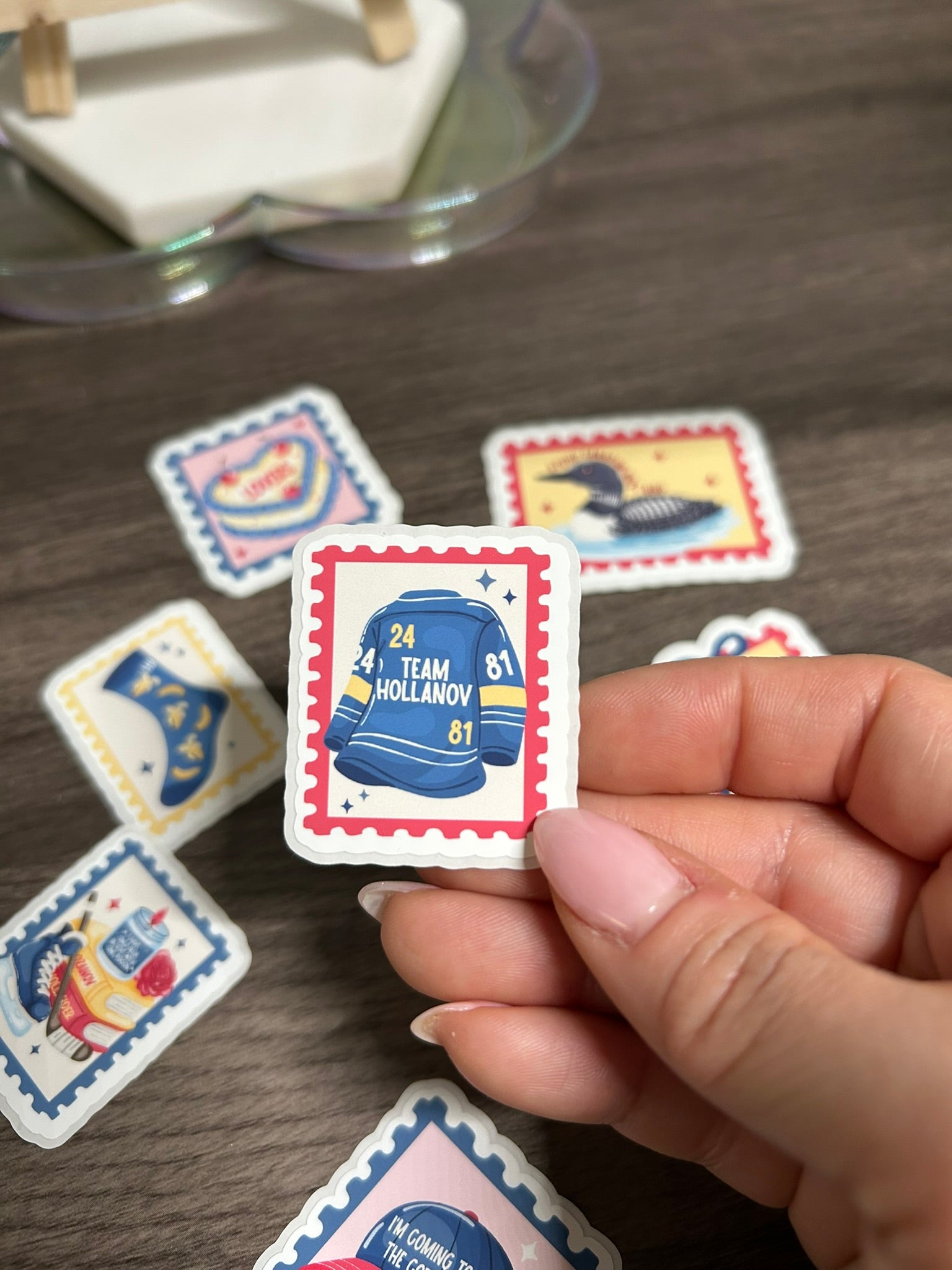 Heated Rivalry Postage Stamp Sticker Pack