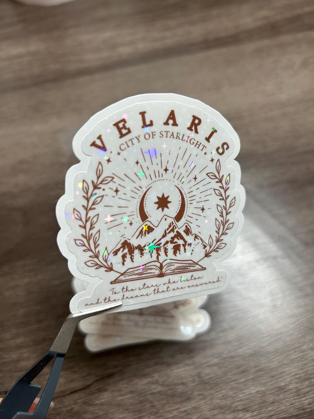 VELARIS — CITY OF STARLIGHT HOLOGRAPHIC STICKER