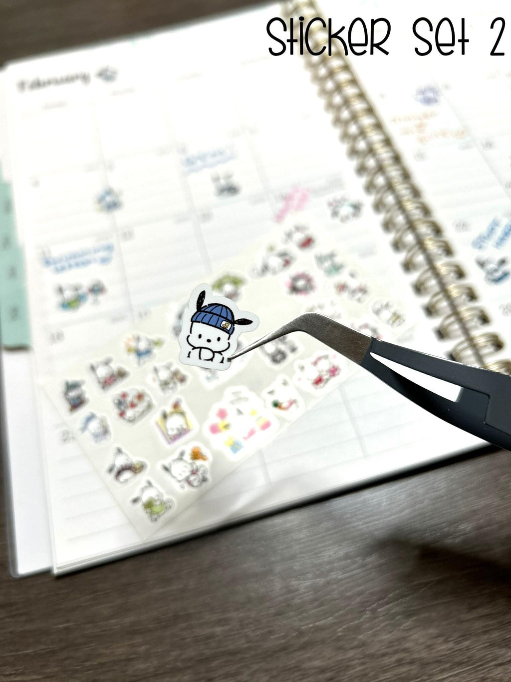 POCHACCO TINY STICKER SHEET — MINI KAWAII COLLECTION