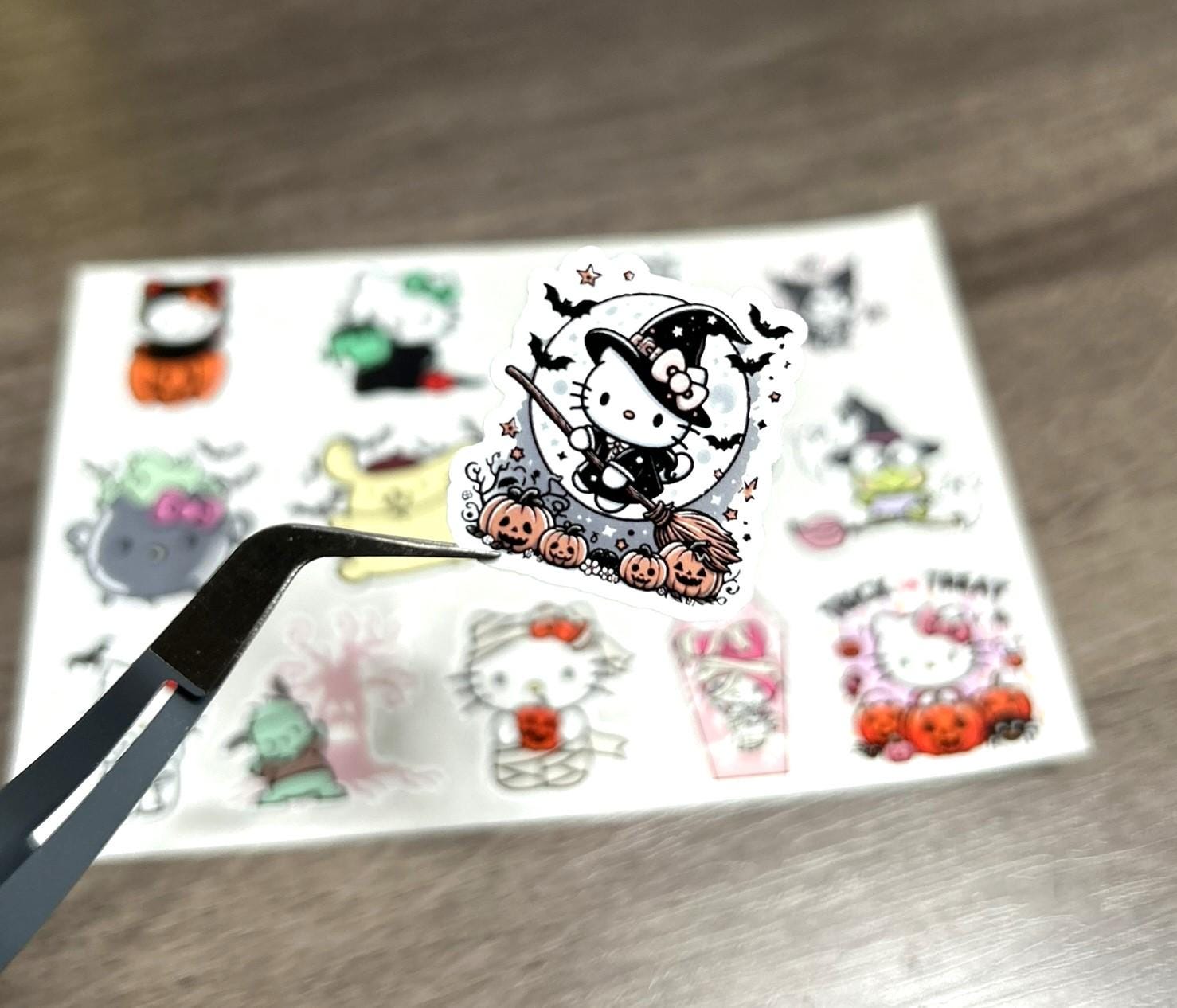 Halloween Hello Kitty and Friends Sticker Sheet
