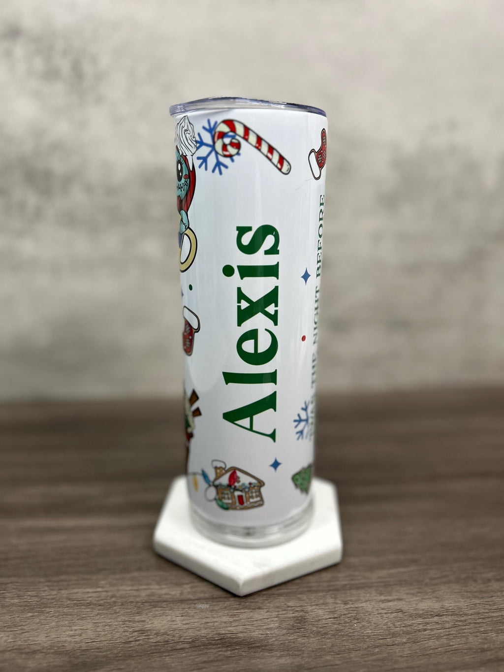 Personalized Nightmare Before Coffee Tumbler