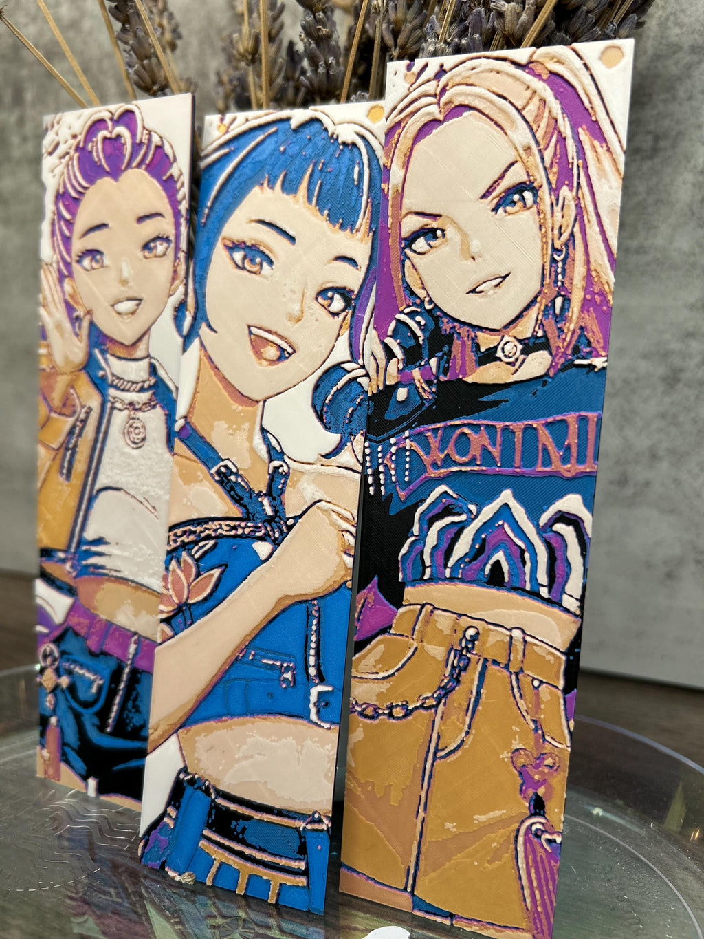 3D Printed Huntrix Girls Bookmark