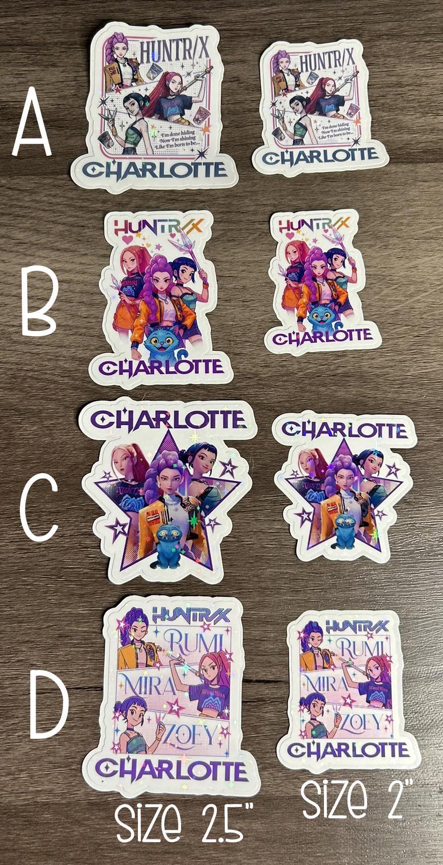 HUNTRIX PERSONALIZED HOLOGRAPHIC STICKER