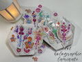 Sailor Moon Wand Sticker: Dot Holographic Kawaii Die-Cut
