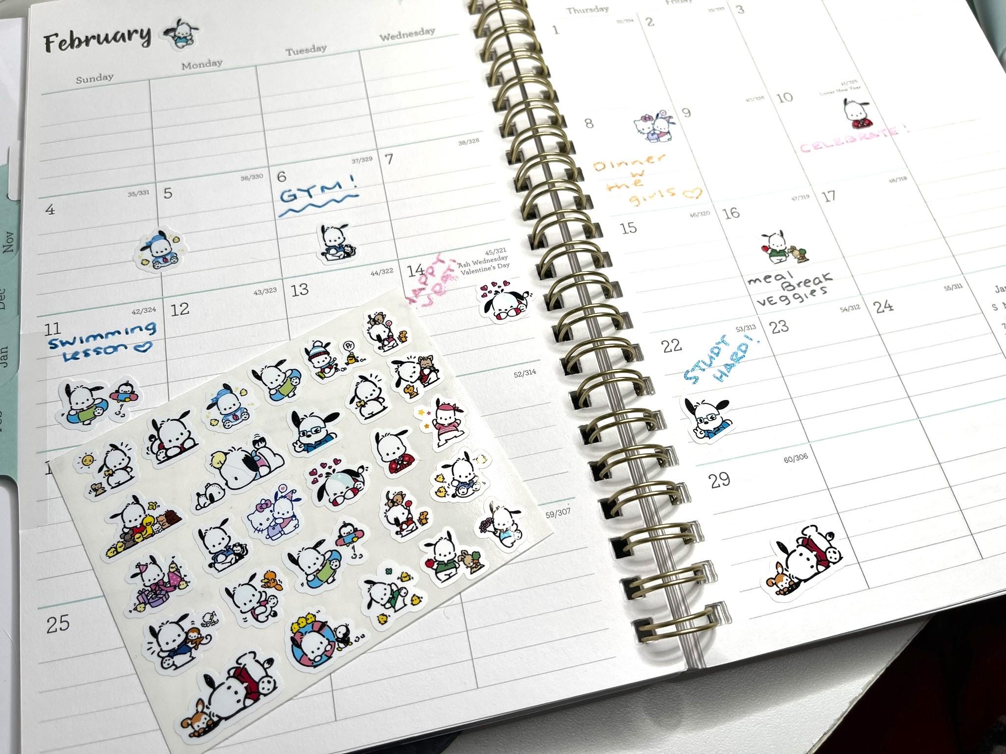 POCHACCO TINY STICKER SHEET — MINI KAWAII COLLECTION
