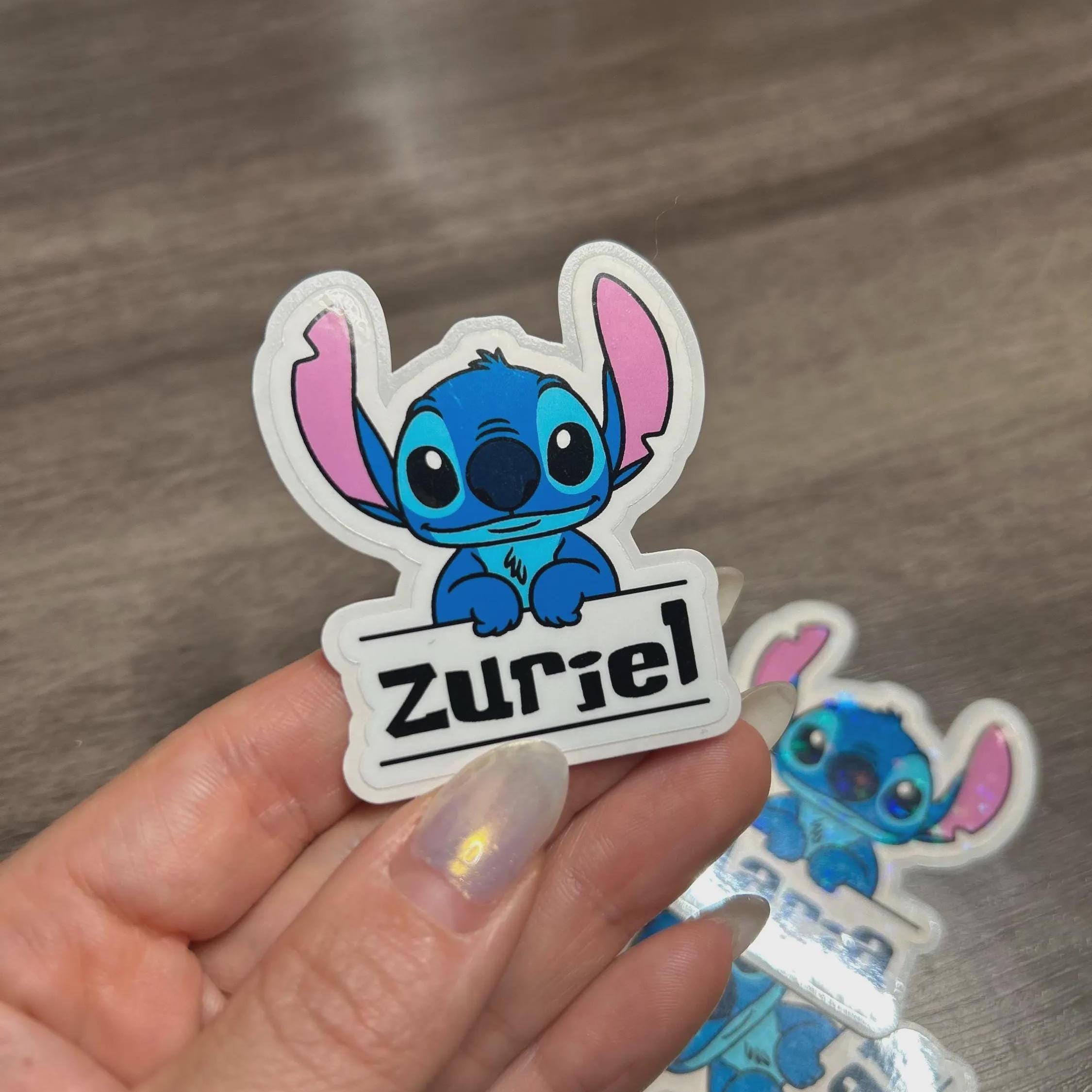 STITCH PERSONALIZED HOLOGRAPHIC STICKER