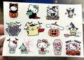 Halloween Hello Kitty and Friends Sticker Sheet
