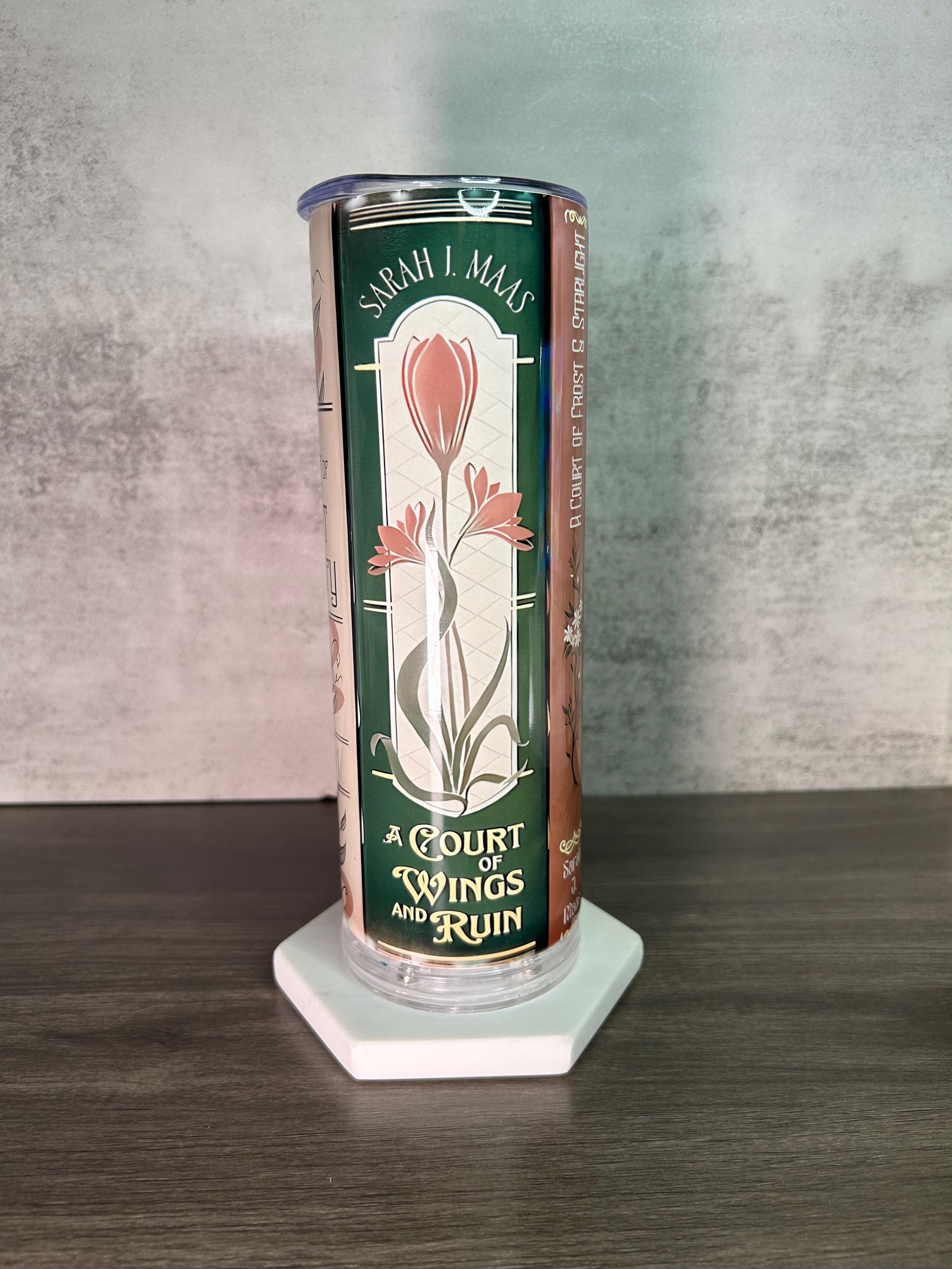 ACOTAR Book Spines in Vintage Style - 20oz Tumbler