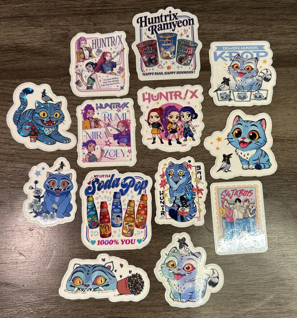 Demon Hunters Personalized Stickers
