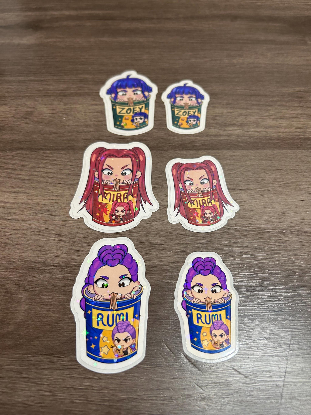 Personalized Korean Pop Fighters in Ramen Waterproof Star Laminate