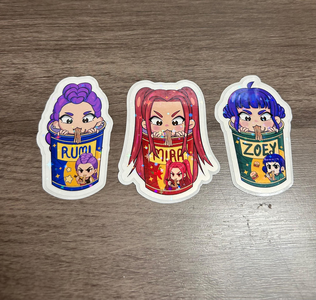 Personalized Korean Pop Fighters in Ramen Waterproof Star Laminate