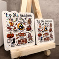 Holographic Halloween Stickers: Waterproof Spooky 'Tis the Season Decals