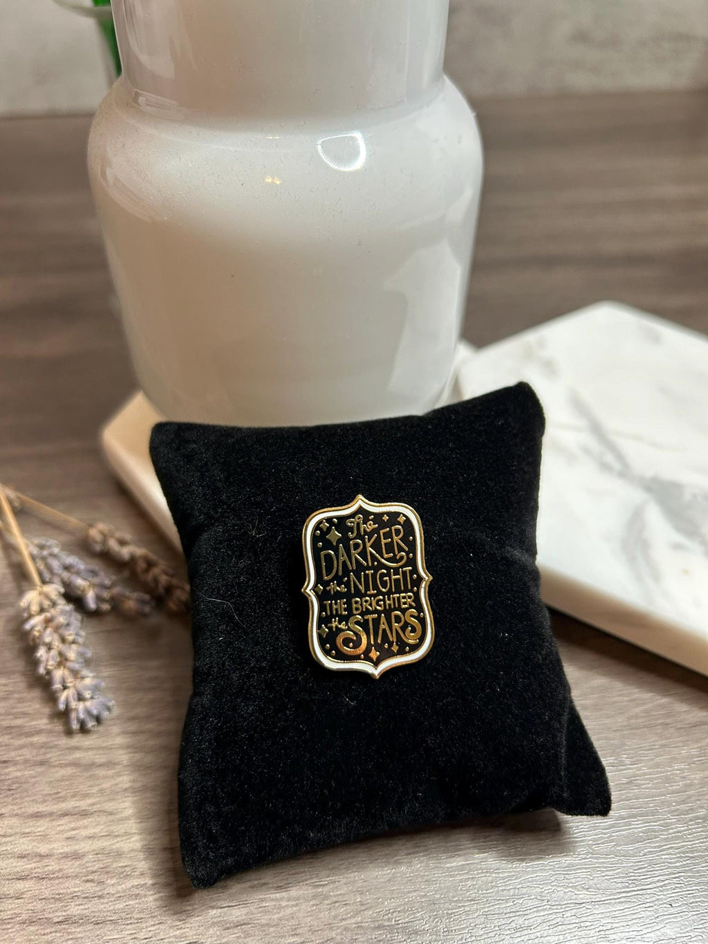 Inspirational Quote Enamel Pin | Gold Lapel Pin, Motivational Gift