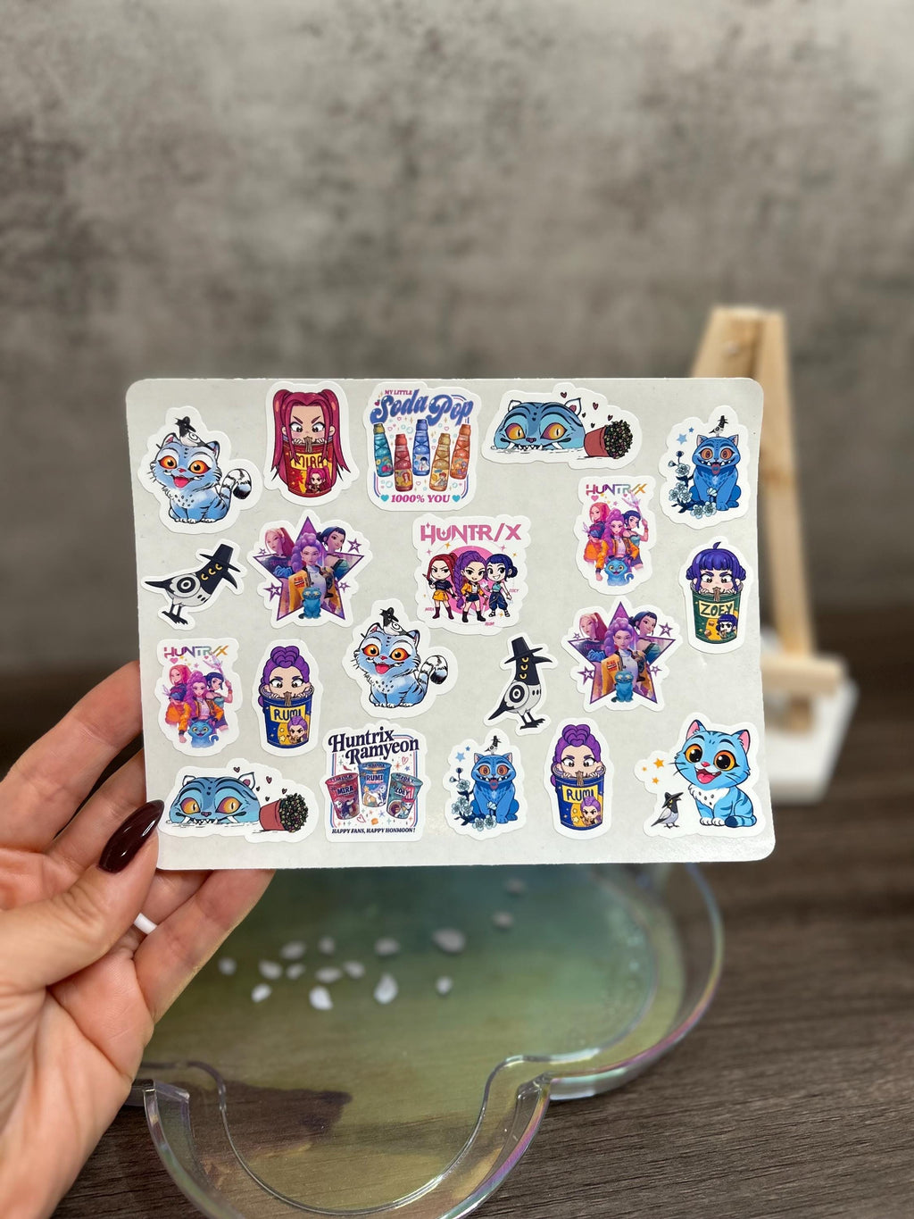 Demon Hunters Inspired Sticker Sheet
