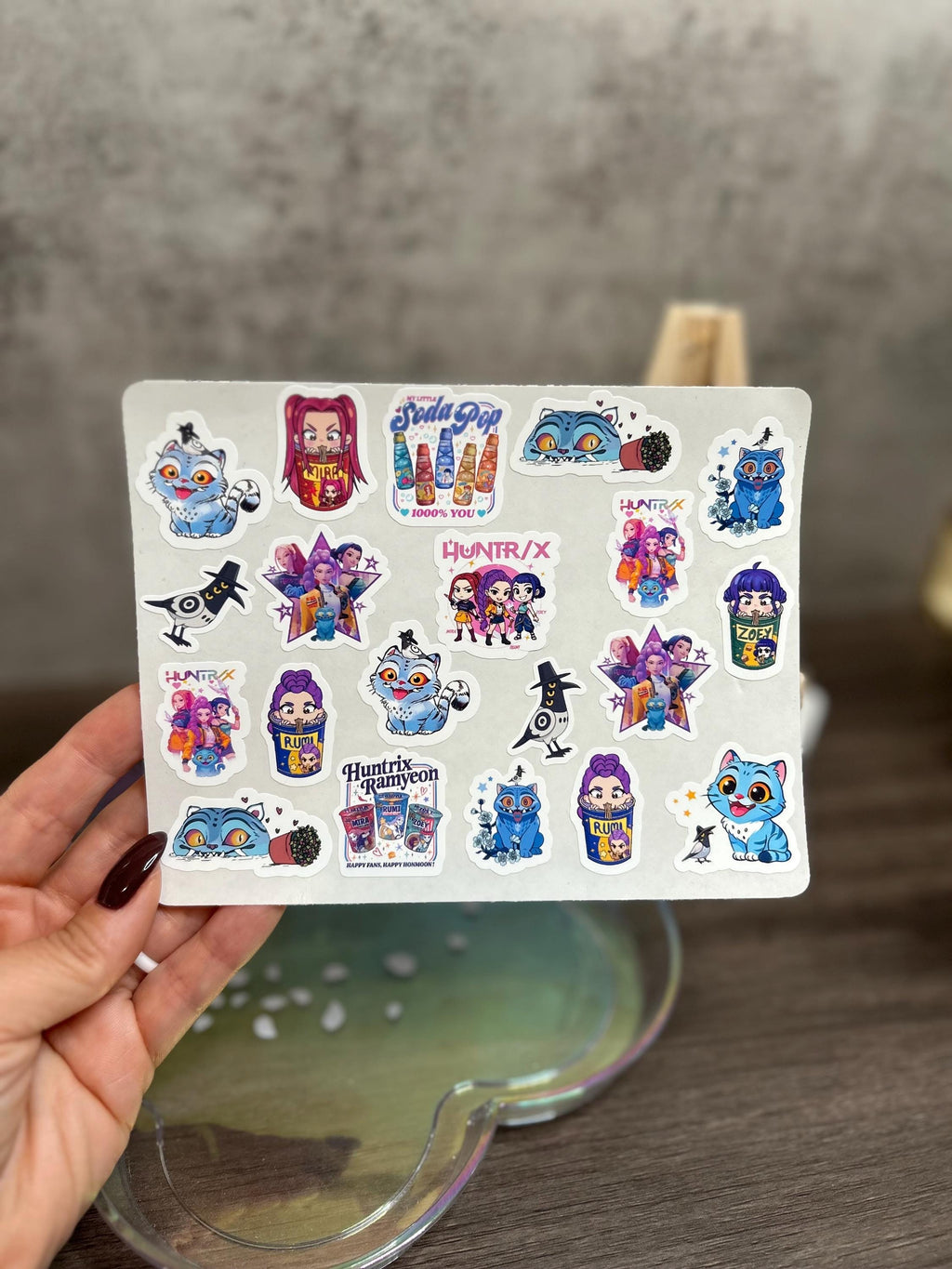 Demon Hunters Inspired Sticker Sheet