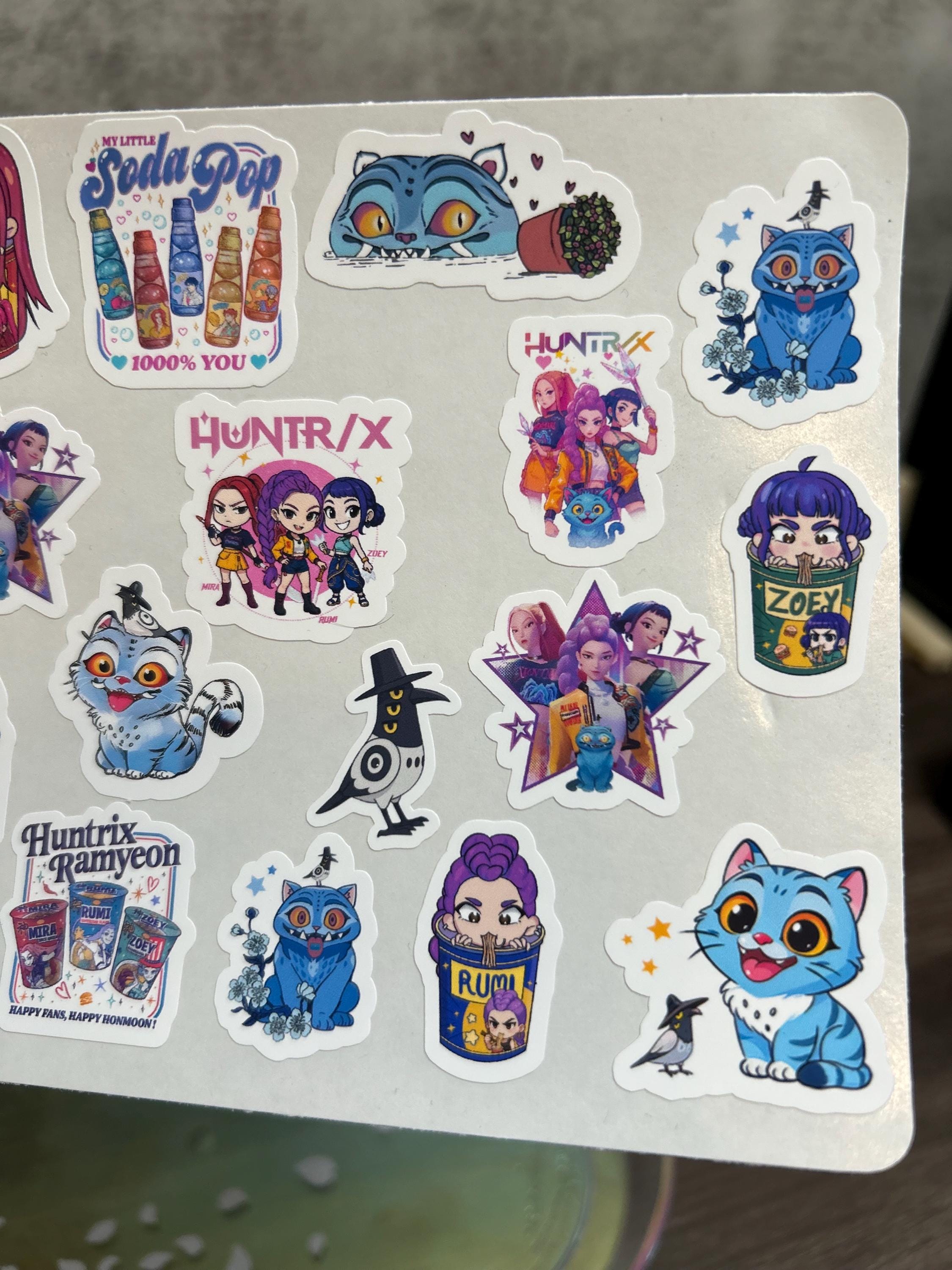 Demon Hunters Inspired Sticker Sheet