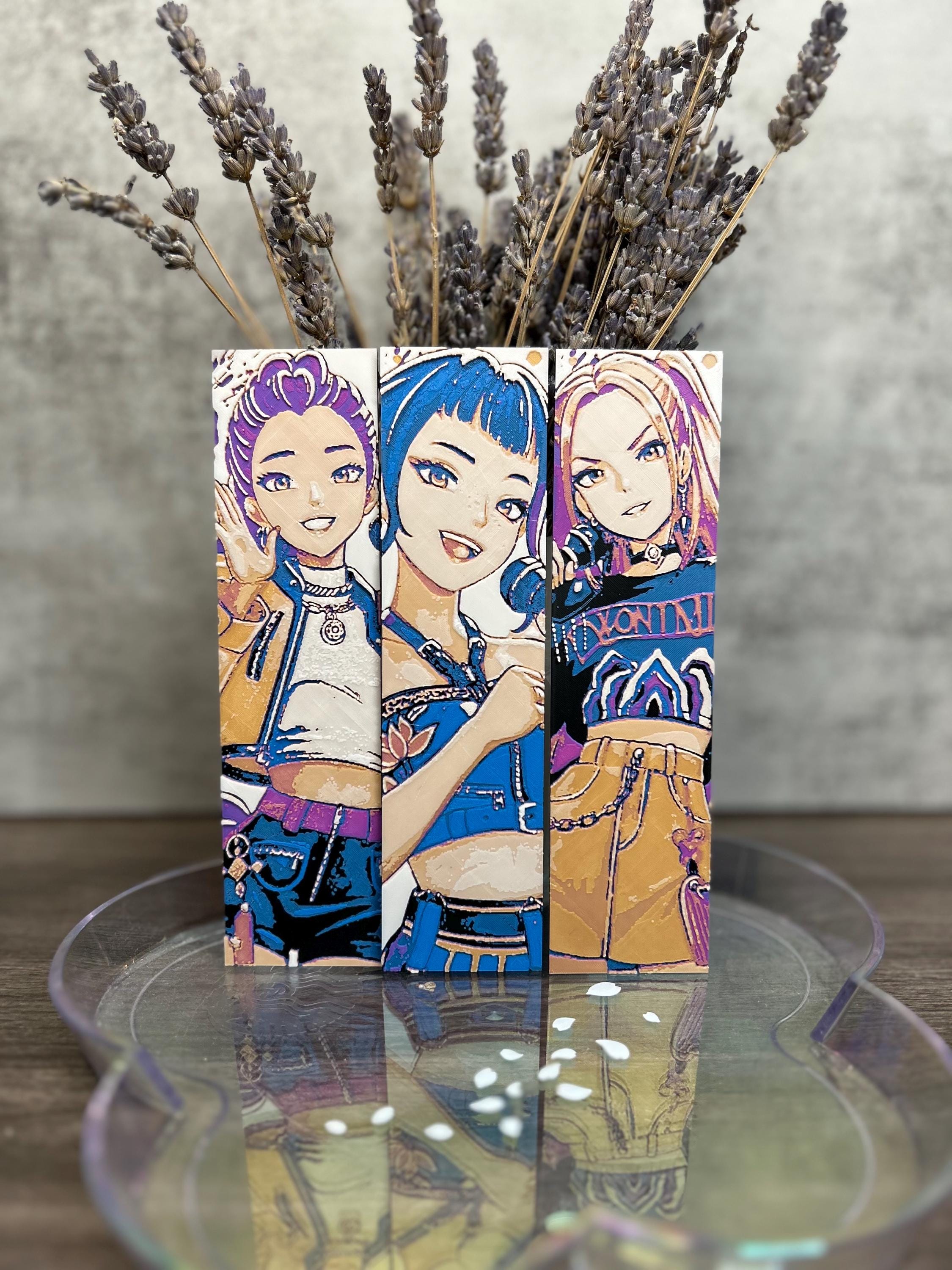 3D Printed Huntrix Girls Bookmark