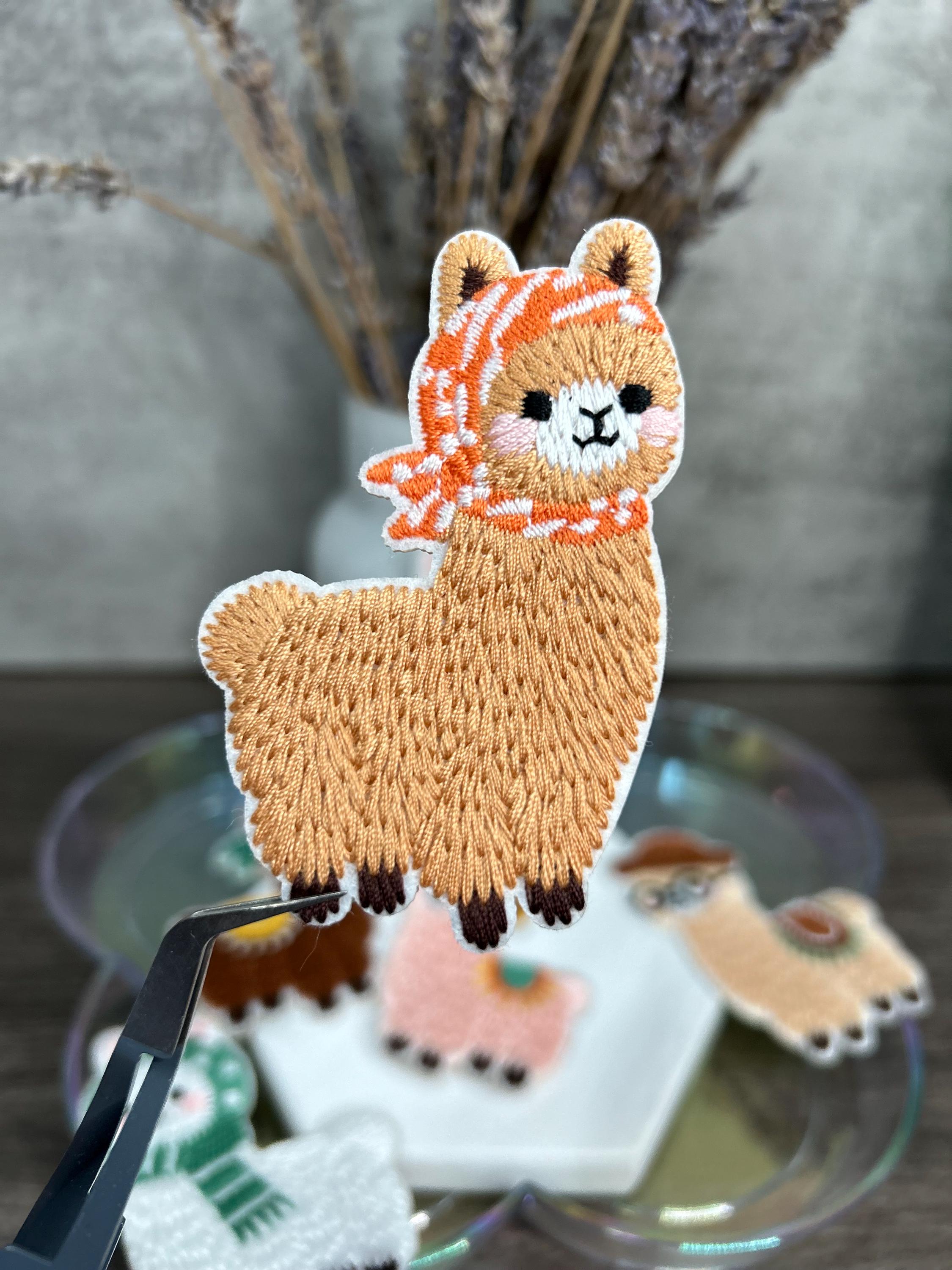 EMBROIDERED ALPACA PATCH COLLECTION — SET OF 6