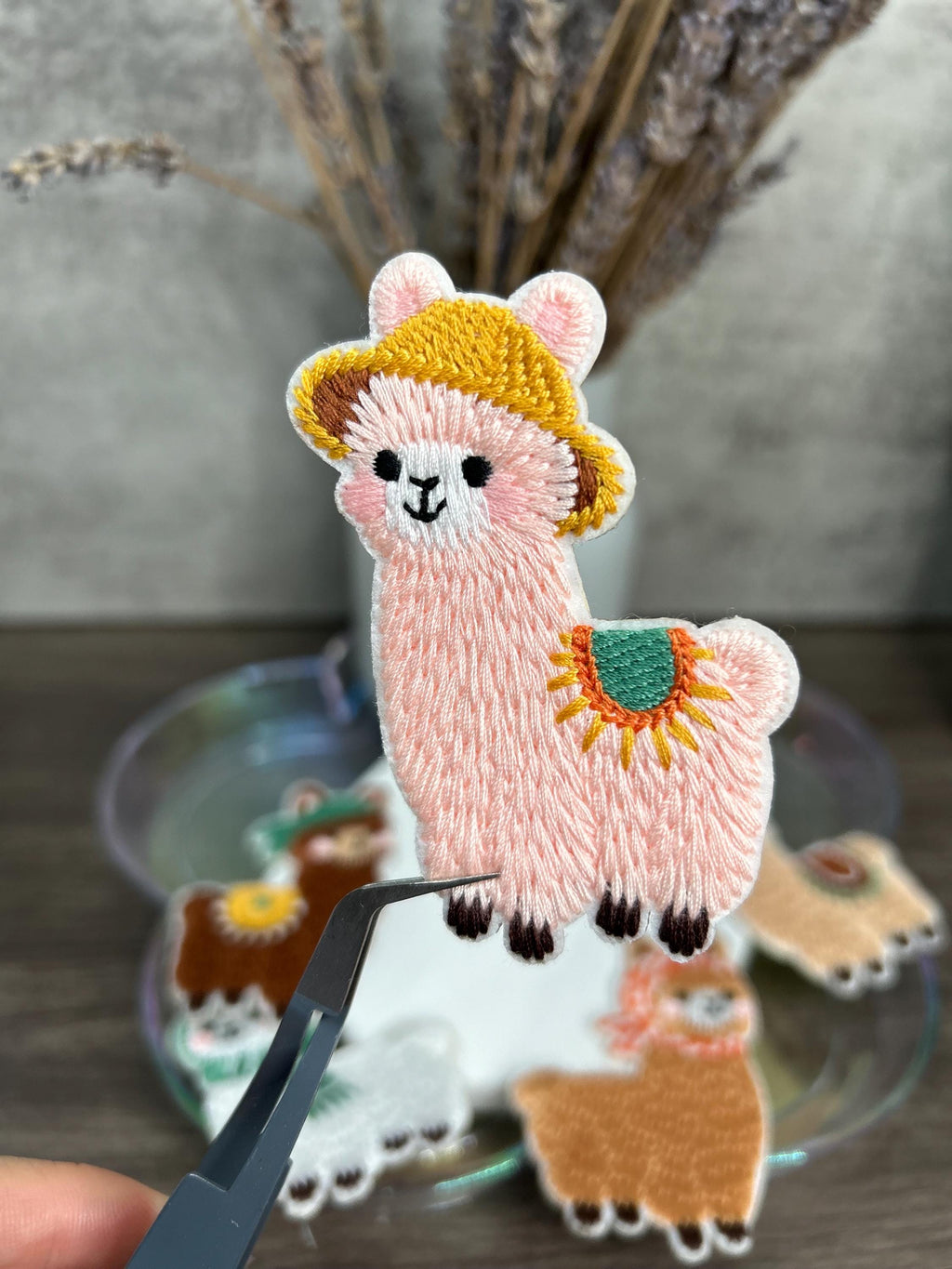 EMBROIDERED ALPACA PATCH COLLECTION — SET OF 6