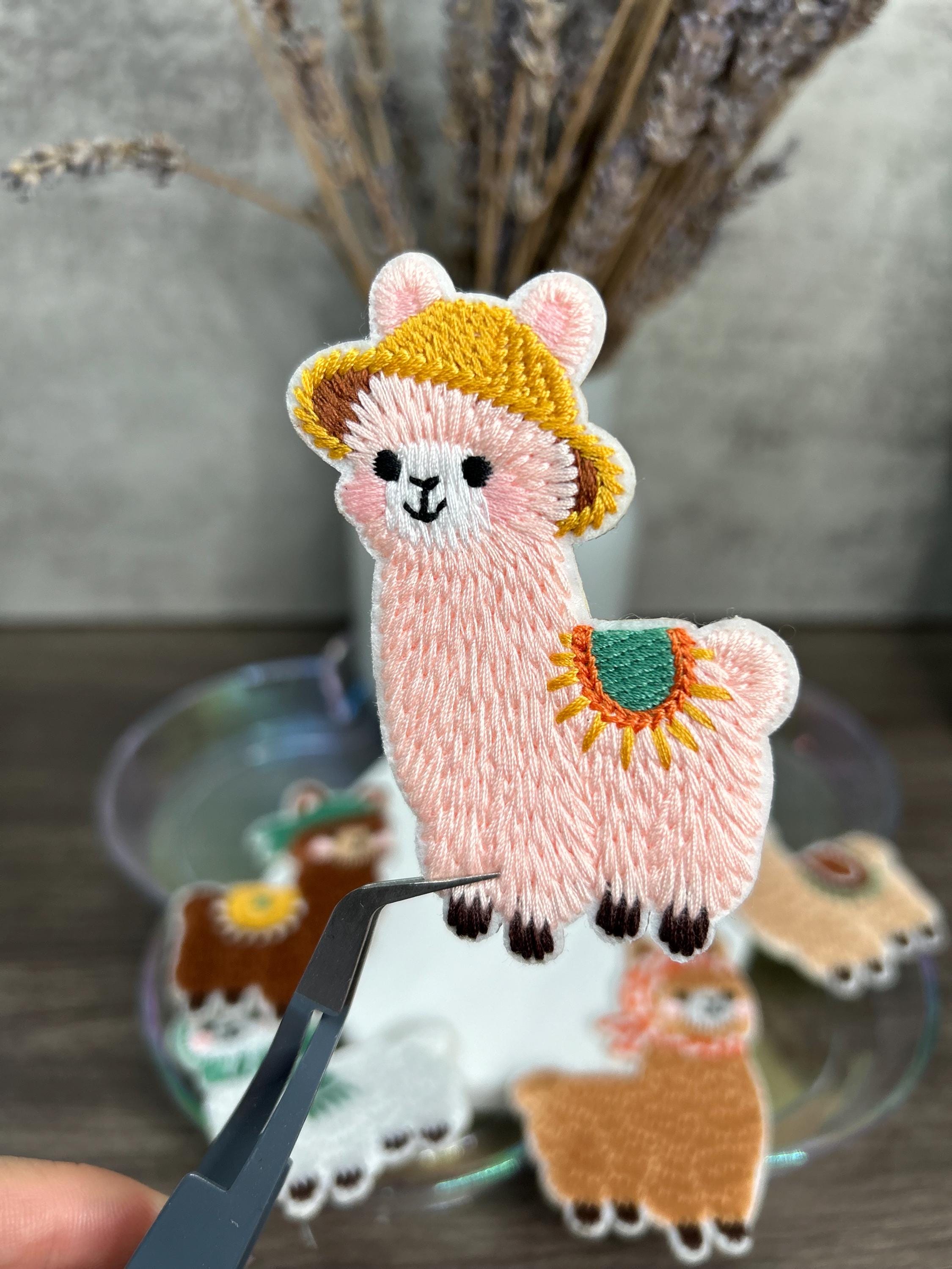 EMBROIDERED ALPACA PATCH COLLECTION — SET OF 6
