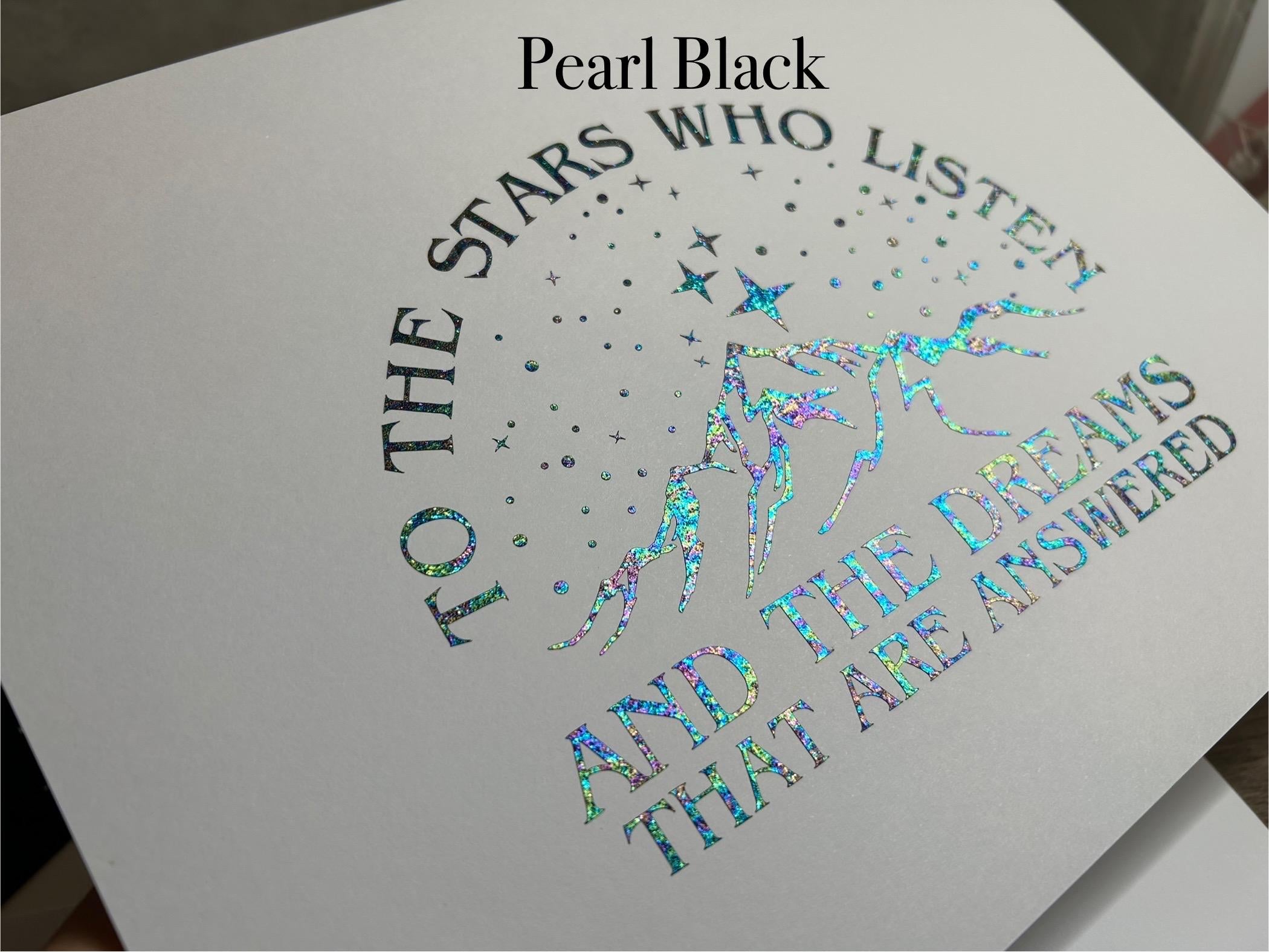 TO THE STARS WHO LISTENED" — ACOTAR VINYL DECAL