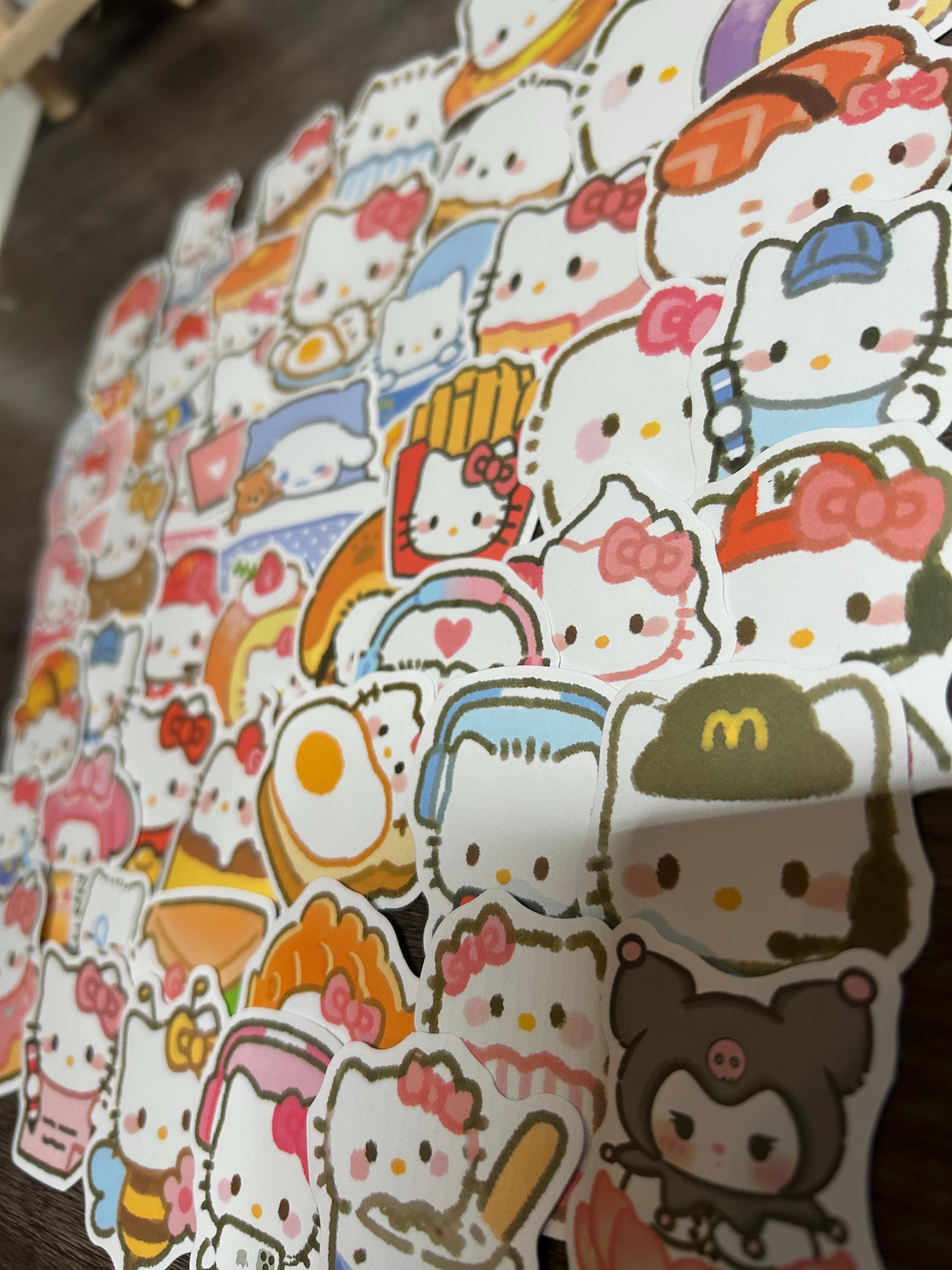 Hello Kitty Mystery Sticker Pack | Sanrio Stickers Grab Bag | 10, 15 or 20 Piece Random Sticker Set | Kawaii Laptop Decals