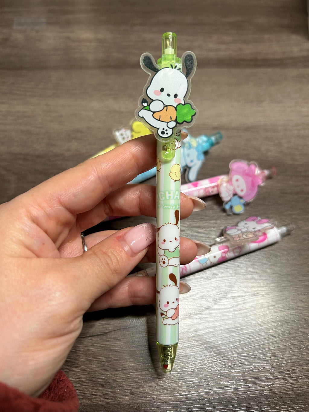 SANRIO CHARACTER CHARM PENS — 0.5MM BALLPOINT