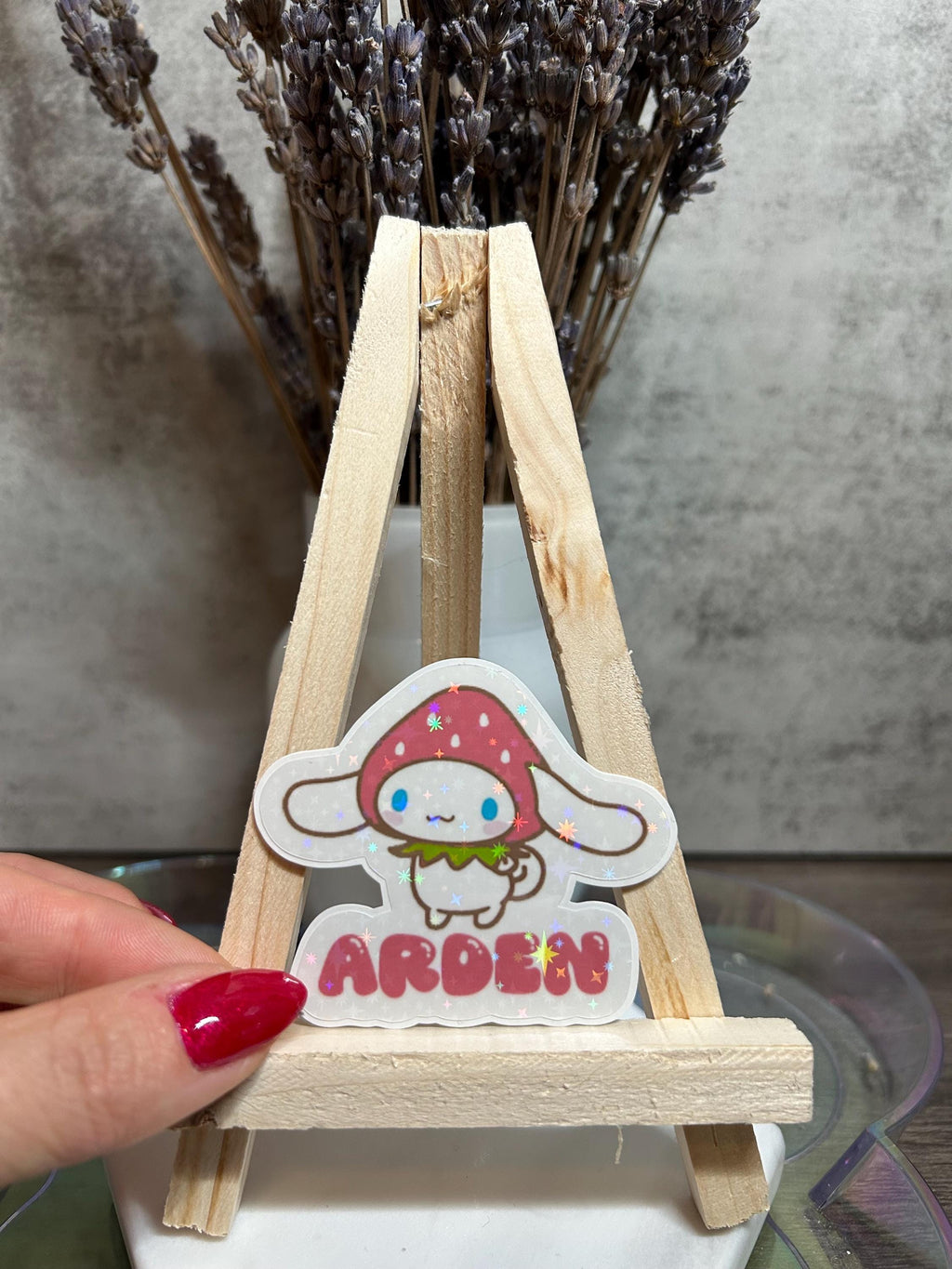 Personalized Sanrio Strawberry Characters Stickers