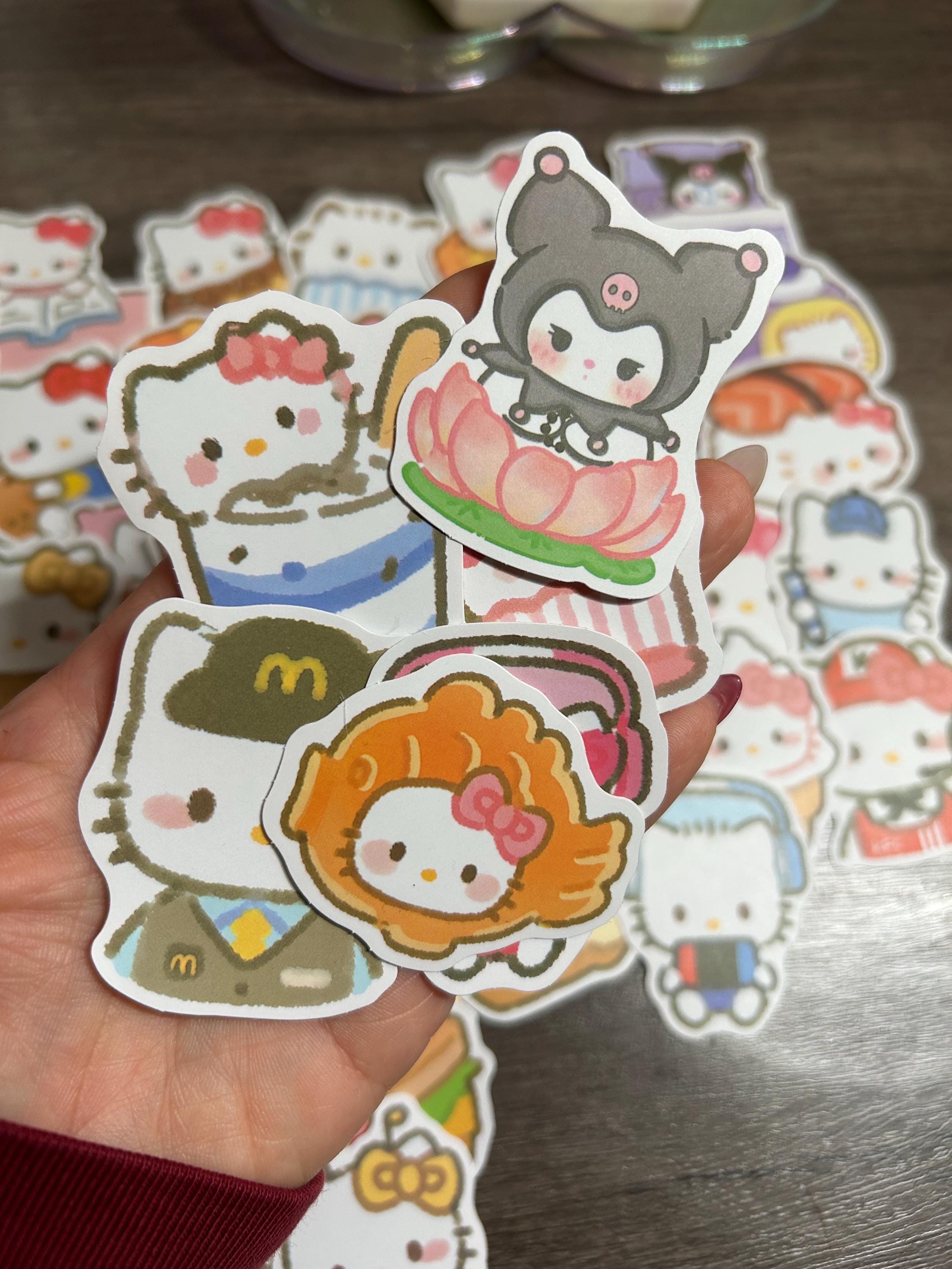 Hello Kitty Mystery Sticker Pack | Sanrio Stickers Grab Bag | 10, 15 or 20 Piece Random Sticker Set | Kawaii Laptop Decals