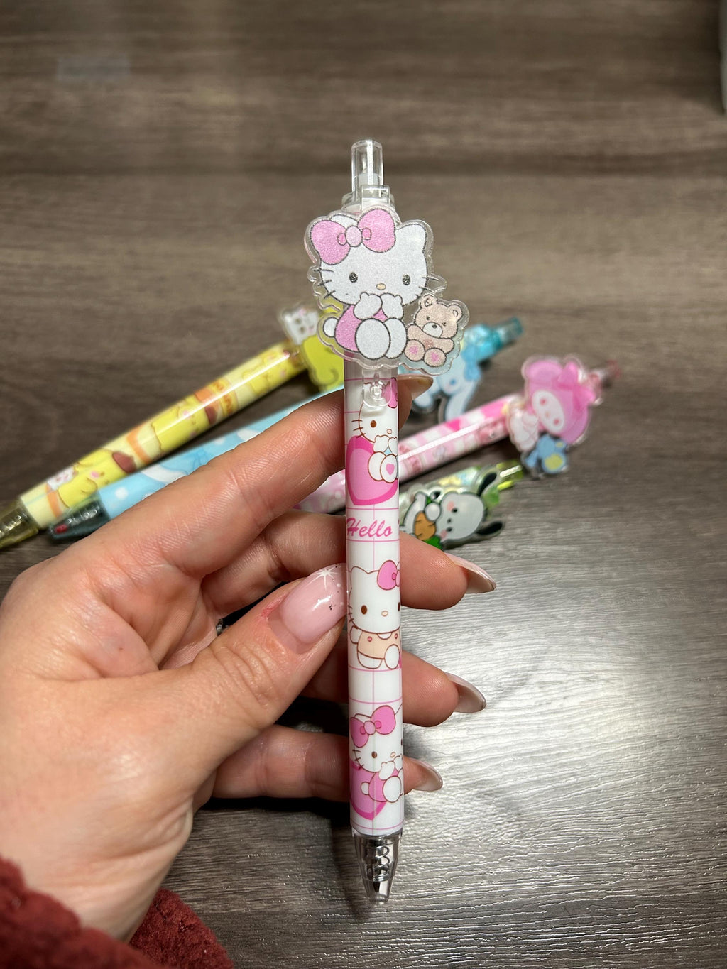 SANRIO CHARACTER CHARM PENS — 0.5MM BALLPOINT