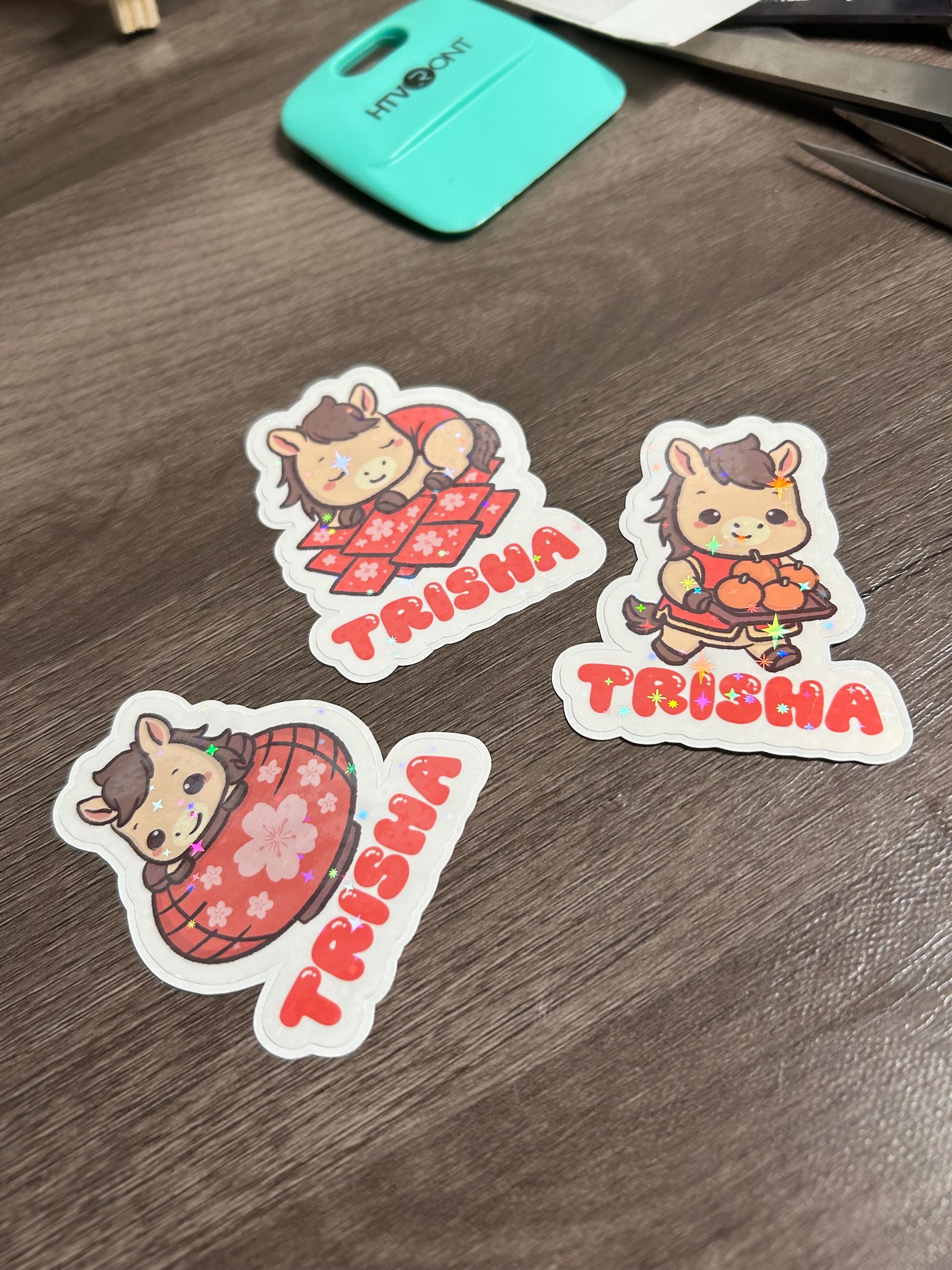 LUNAR NEW YEAR HORSE — PERSONALIZED HOLOGRAPHIC STICKER