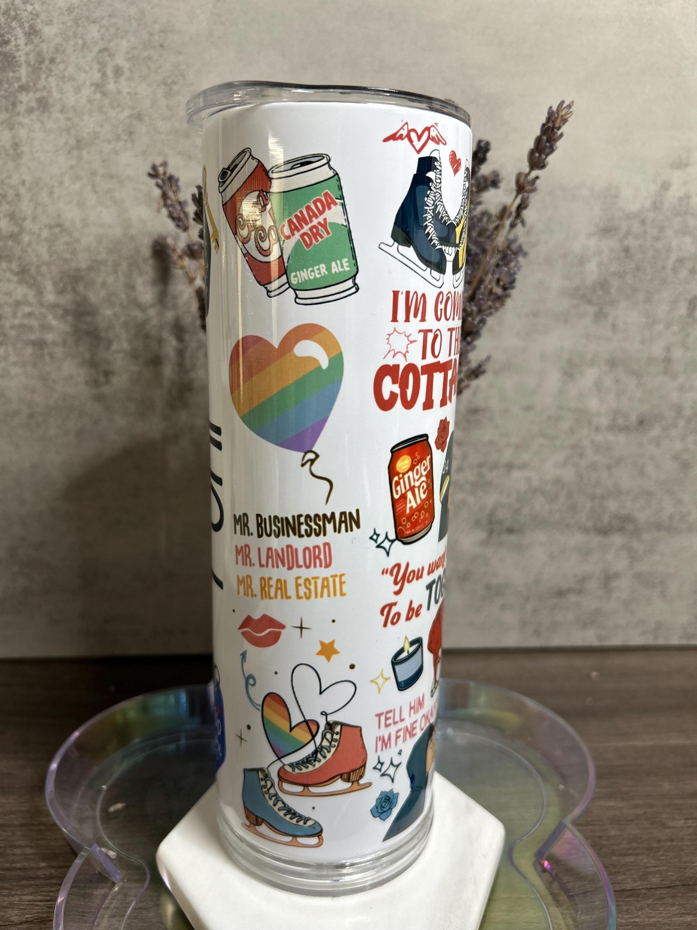 HEATED RIVALRY — SHANE & ILYA PERSONALIZED TUMBLER — 20OZ