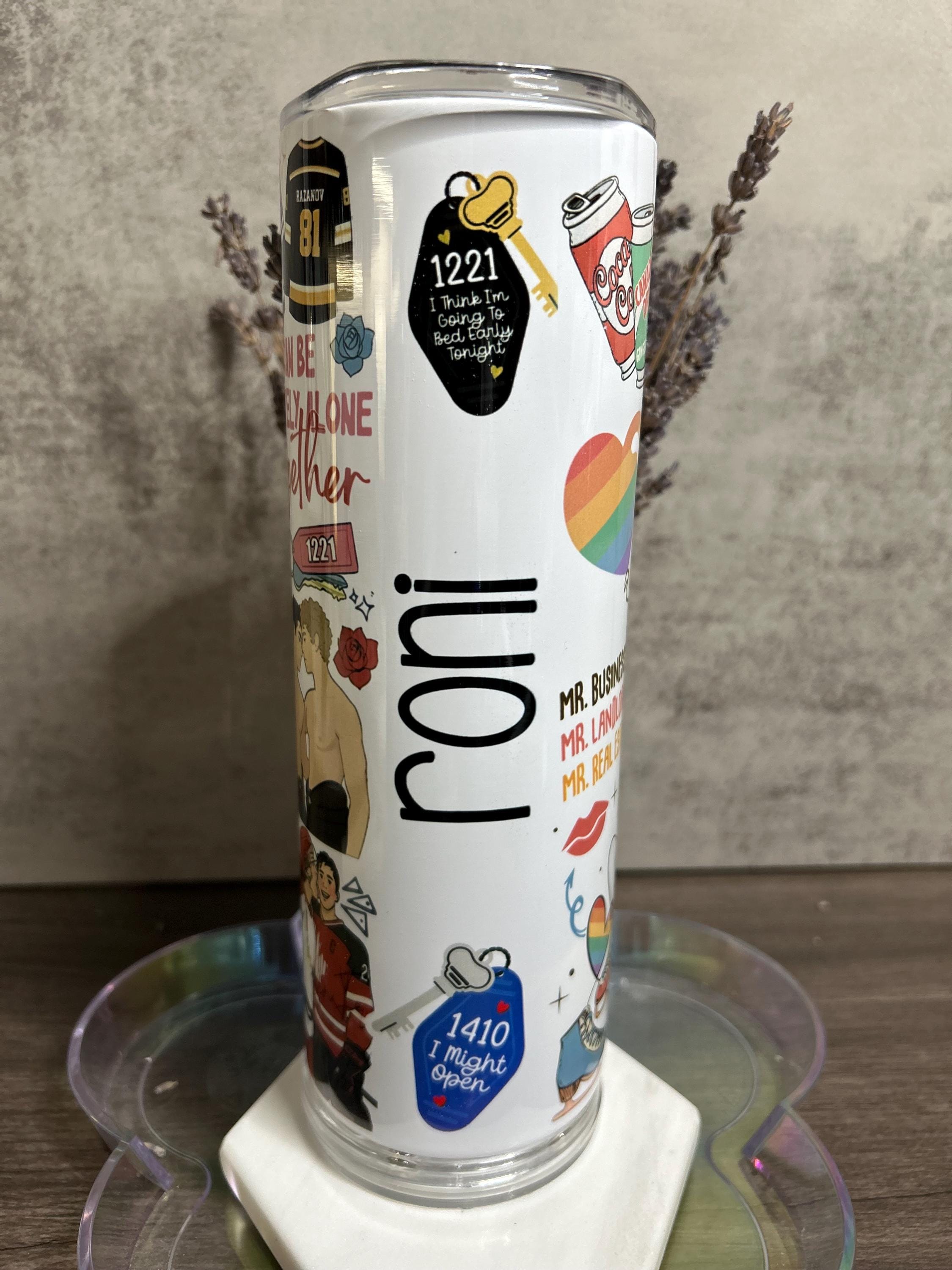 HEATED RIVALRY — SHANE & ILYA PERSONALIZED TUMBLER — 20OZ
