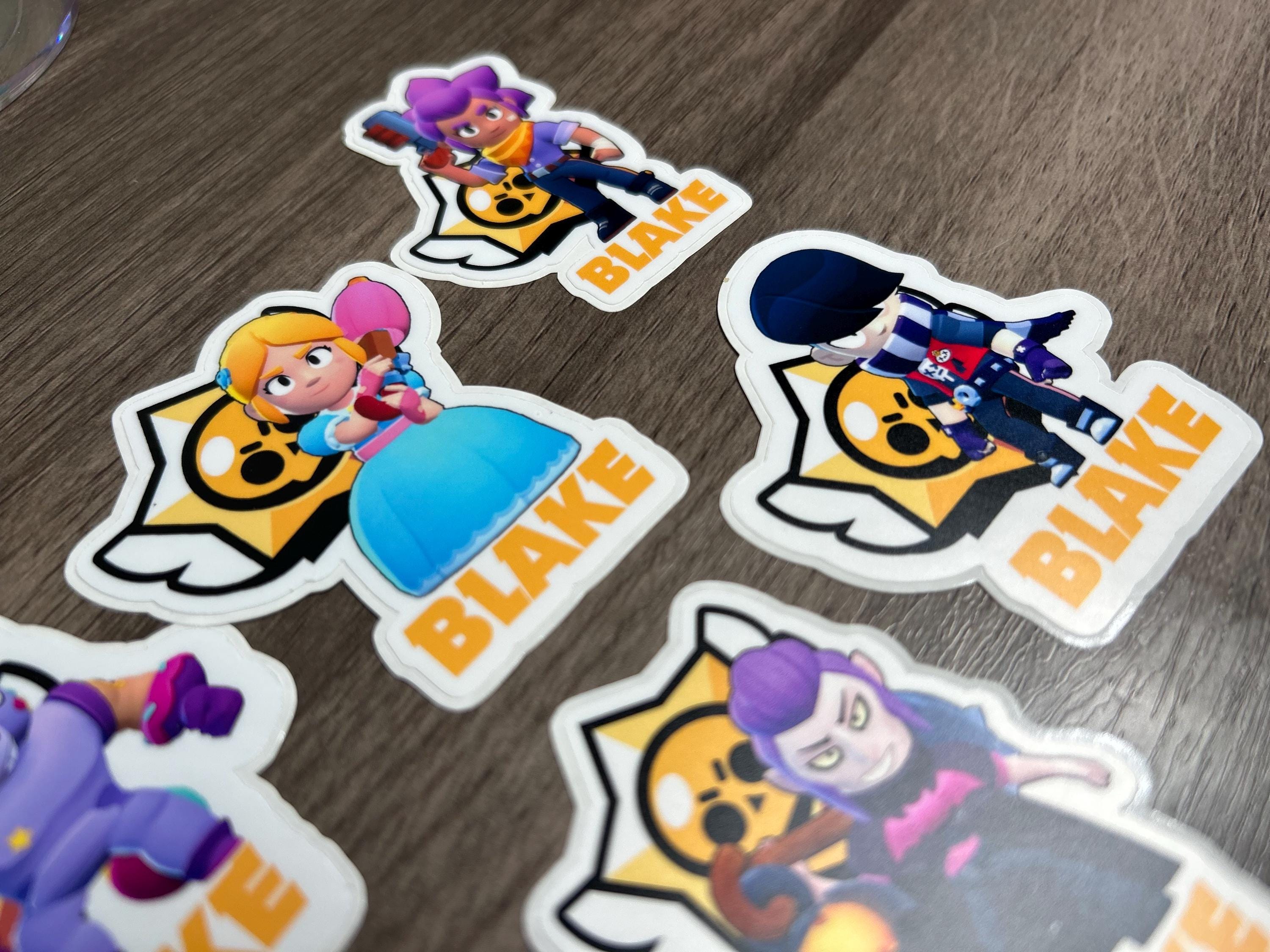 BRAWL STARS PERSONALIZED STICKER — CUSTOM NAME