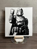 Helldivers Salute Vinyl Decal – 8.5" x 11"